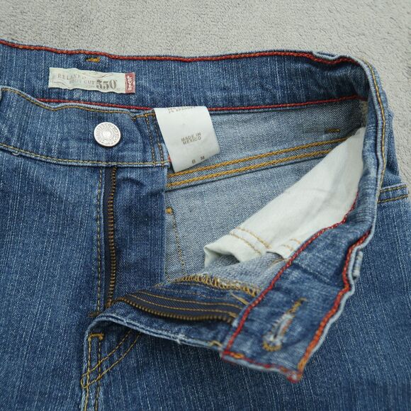 Levi's 550 Jeans Women's Size 8M Blue Mid-Rise Relaxed Bootcut 28.5" Inseam - Picture 2 of 16